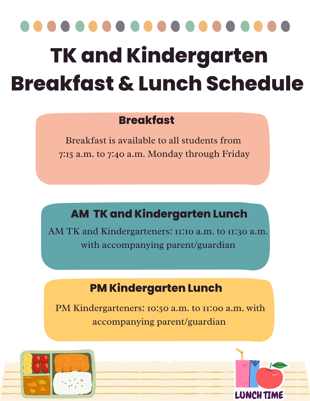 Meal Information